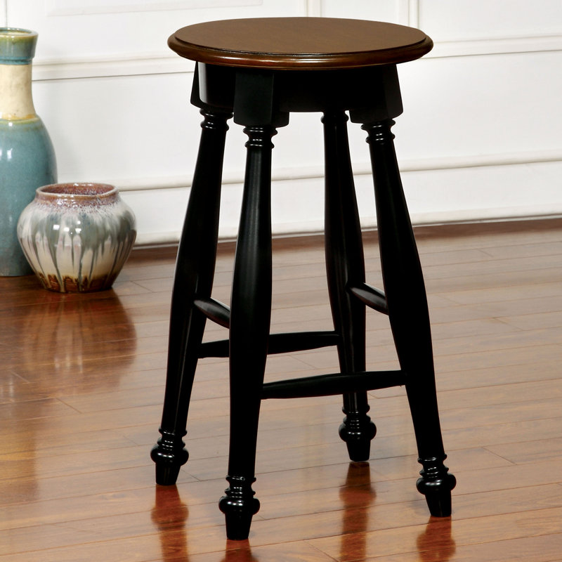 Tabouret de comptoir 24 po Merton, Noir