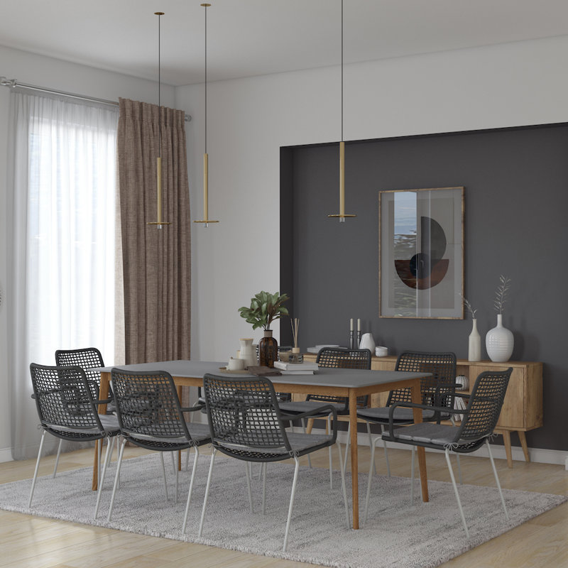 Ensemble de table de salle à manger 9 pièces Urbain