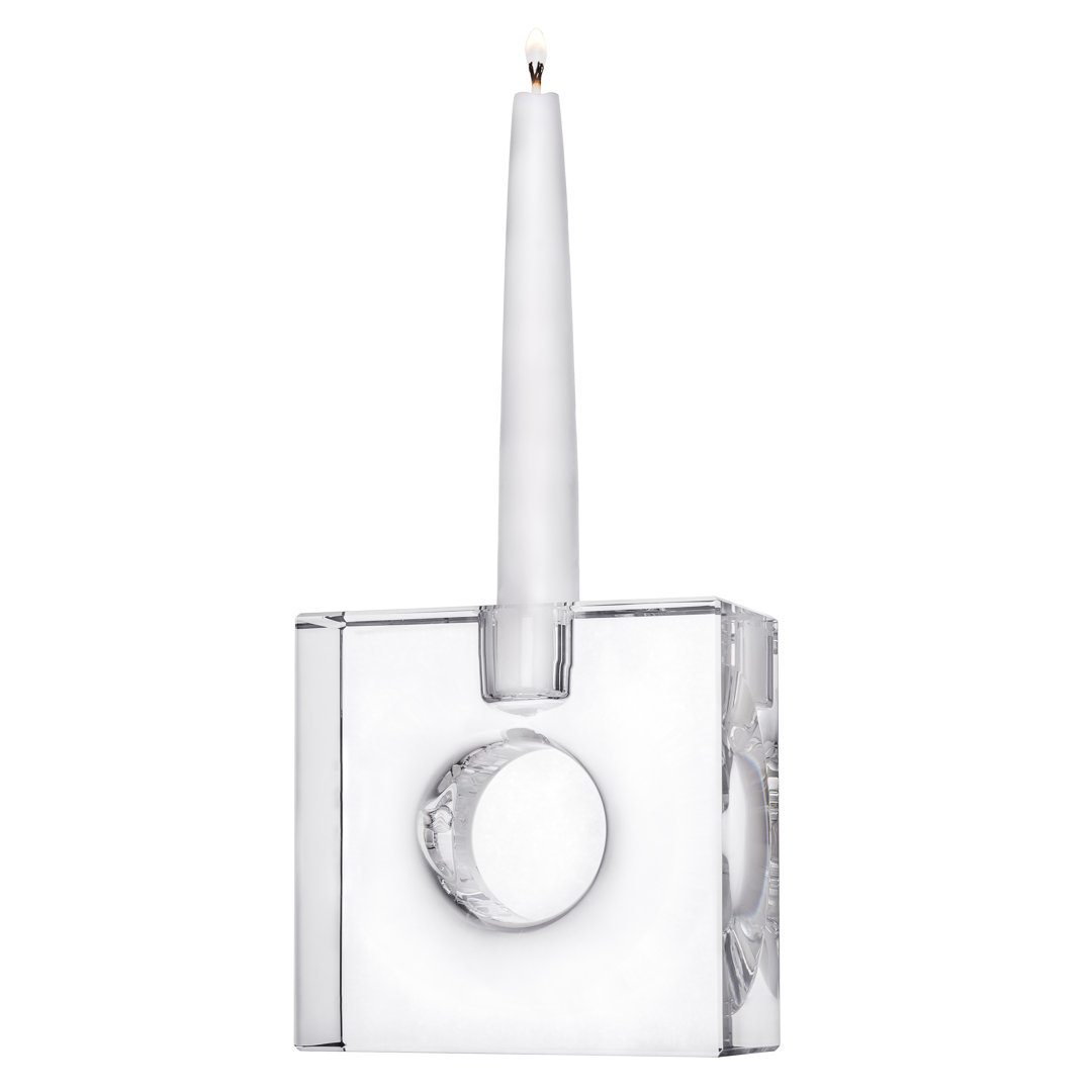 Torg 3.75'' H Crystal Tabletop Candlestick Orrefors