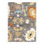 Oriental Area Rug in Gray
