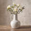 Vase en céramique beige rustique Dowan