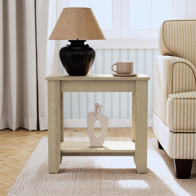 Table de bout avec rangement Weddel Basilico