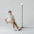 Johntay 69'' LED Dimmable Torchiere Corner Floor Lamp with Remote-1493209519