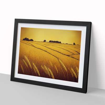 Beauty Of A Wheat Field - Single Picture Frame Print