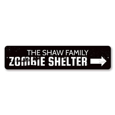 Panneau en aluminium Zombie Shelter
