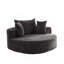 Canapé-lit simple en mousse 55 po Chenille-105528334