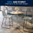 Marrel Round Wood Cocktail Table with Columns-11792482-92296668-92296669