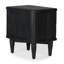 Table de chevet 2 tiroirs noire Lukowski-1320833194