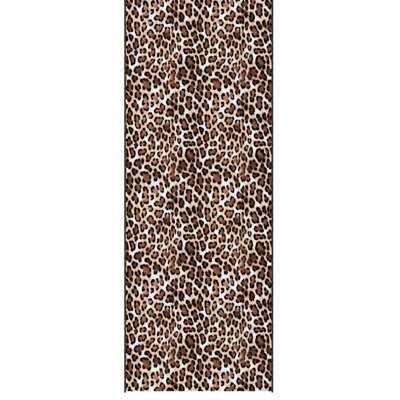 Kaira Soft Non-Slip Indoor Leopard Rug