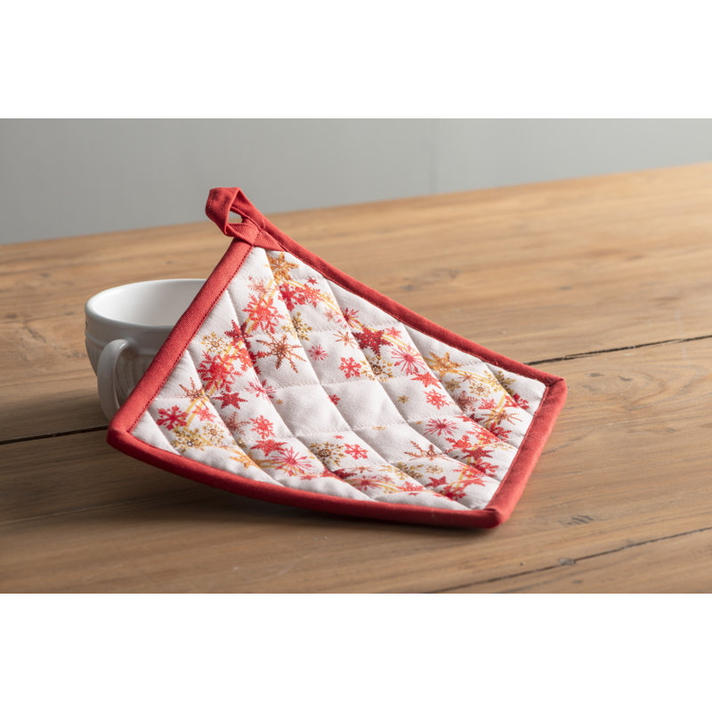Maison D' Hermine Floral Cotton Potholder Set