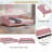 Modern Upholstered Daybed With 4 Support Legs And Button Tufted Design-182296309
