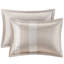 Édredon en taupe très grand - Ensemble d'édredon 7 pièces avec coussins décoratifs plissés-116011918