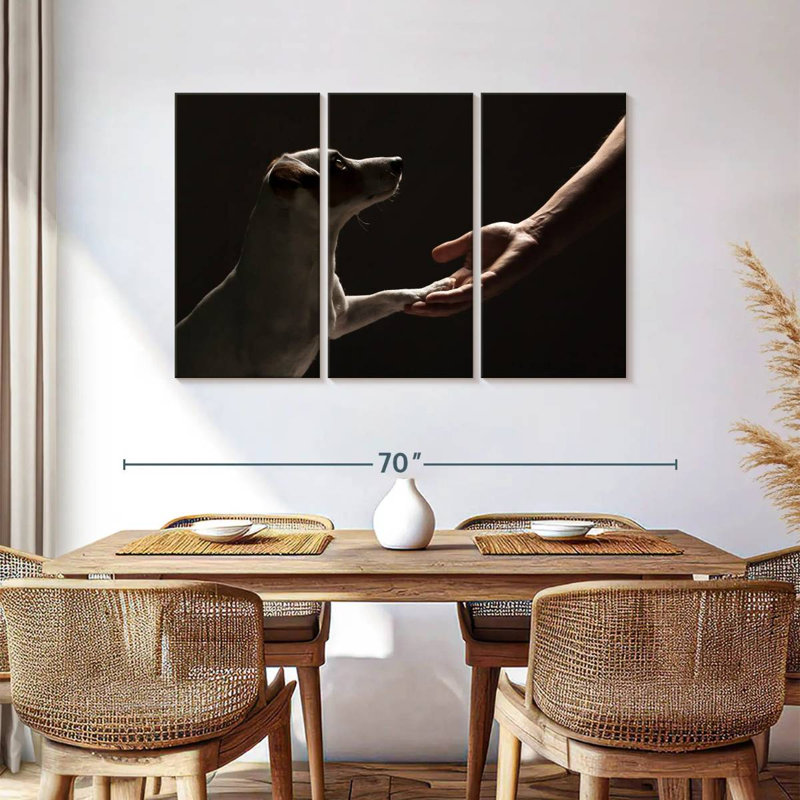 Dog Handshake, 36" H x 57" W