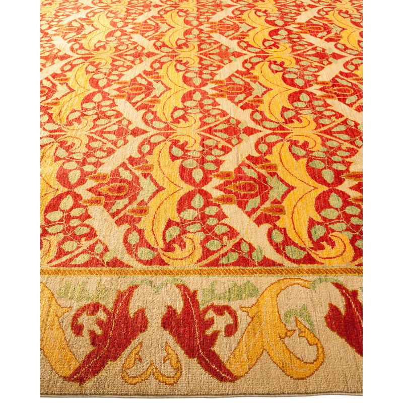 Arts & Crafts One-of-a-Kind 7' 10" X 10' 2" Hand Knotted Area Rug