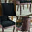Chic Mid-Century Dining Chair Set(Set Of 2) - High Back Support, Solid Wood Frame, Bronze Accents-1431293429