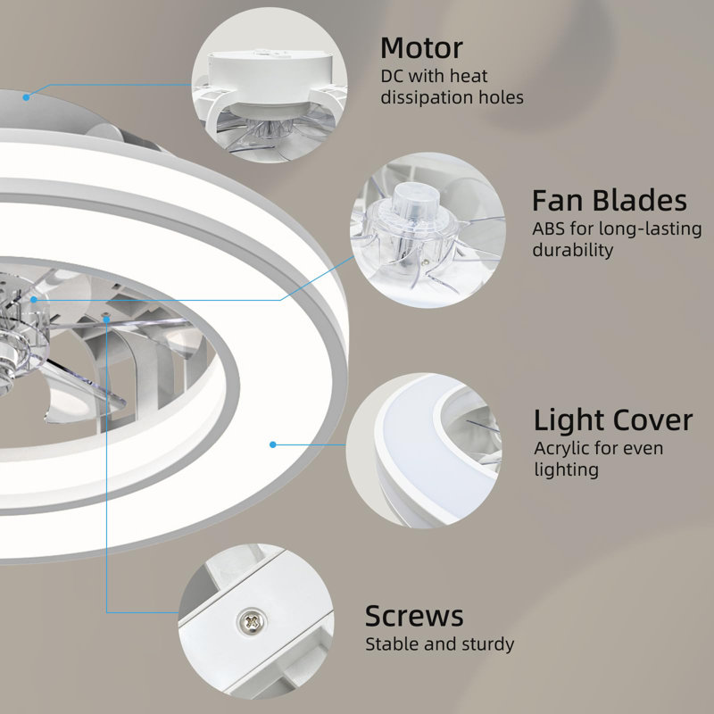 Ceiling Fan with LED Lights