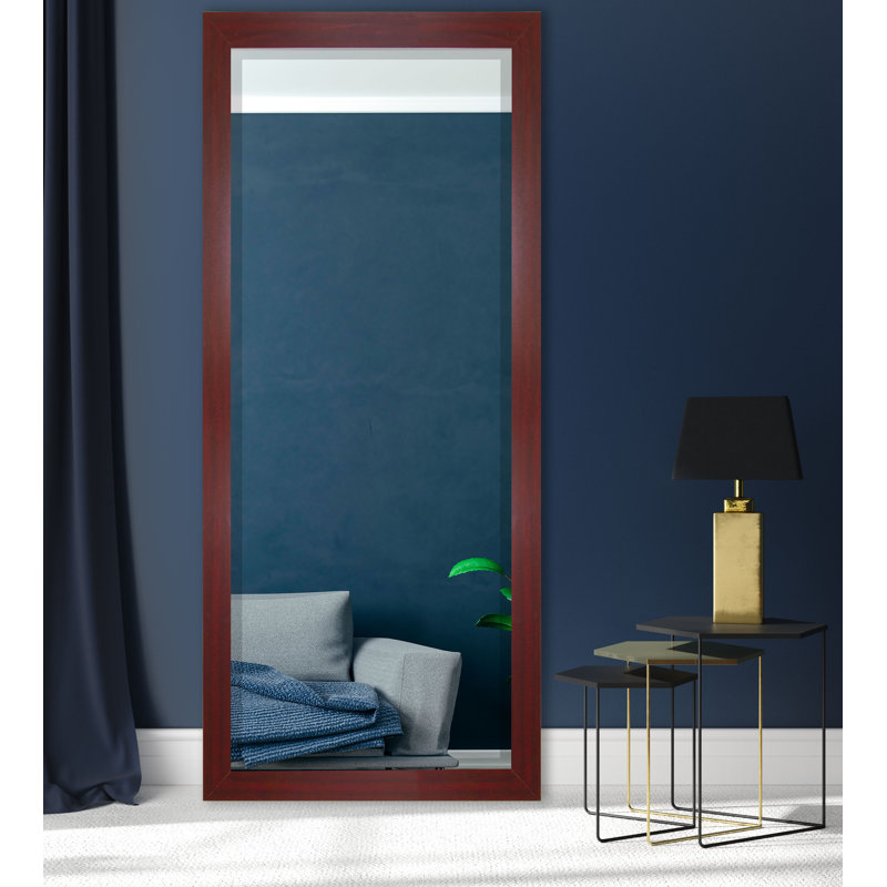 Miroir pleine grandeur Henslee, Acajou foncé, H 71 po x l 30,5 po