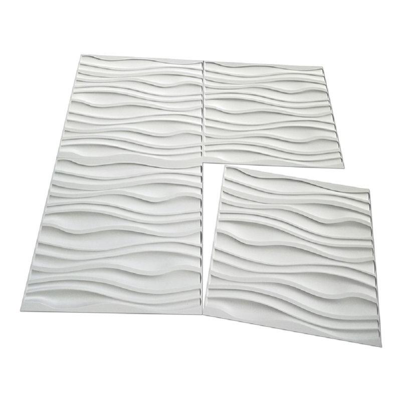 Melo 63.5cm x 81.28cm Plastic Tile in White