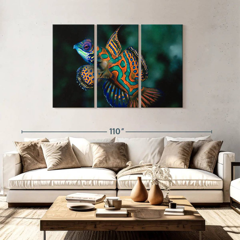 Brampt Mandarin Dragonet, 48" H x 74" W