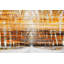 « orange stripeed sky » par parvez taj,-reproduction de photo sur bois-828717293