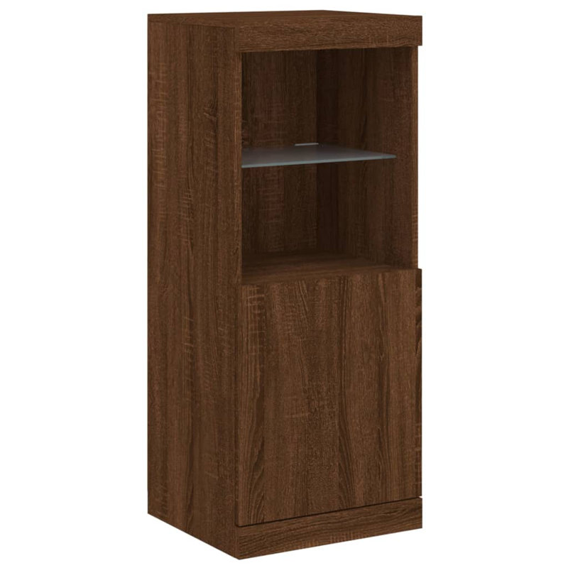 Basilios 41cm Sideboard, Brown Oak