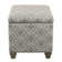 Repose-pieds rectangulaire avec rangement en polyester 22 po Arath