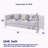 3-Seater + 3-Seater Combination Sofa-1130388546