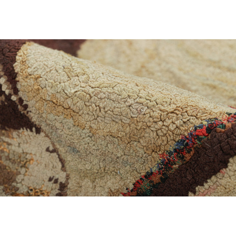 One-of-a-Kind 2'4X4' Hand Knotted Area Rug