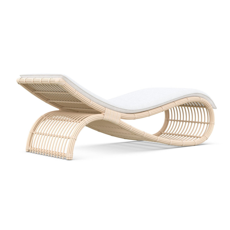 Paloma 77.17" Long Single Chaise with Cushions