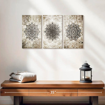 Impression sur toile Zen Mandala Patina