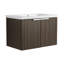 Meuble-lavabo 72 po à fermeture en douceur avec lavabo, petites tablettes de rangement, armoire combinée 30 po et 12 po