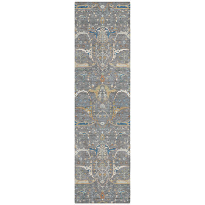 Machine Washable Indoor/Outdoor Brenden ACN2250 Global Rug