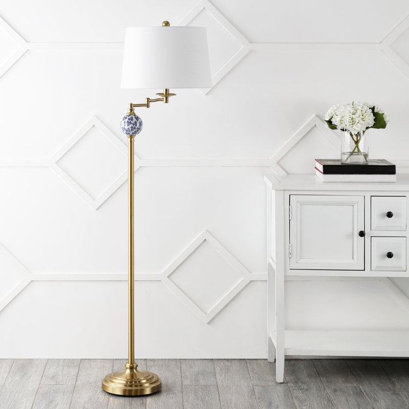 Ferdy 61.5 " Swing Arm Floor Lamp