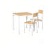 Ensemble de table et de conversation pour appartement, ensemble de table de cuisine et de chaise, ensemble de mobilier de table à manger 3 pièces (seulement 1 table et 2 chaises)