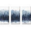 Indigo Forest - ensemble de 3 reproductions d'art sur toiles tendues-1222009603