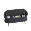 Tabouret de rangement rectangulaire polyvalent en molleton pour une maison à la mode et confortable