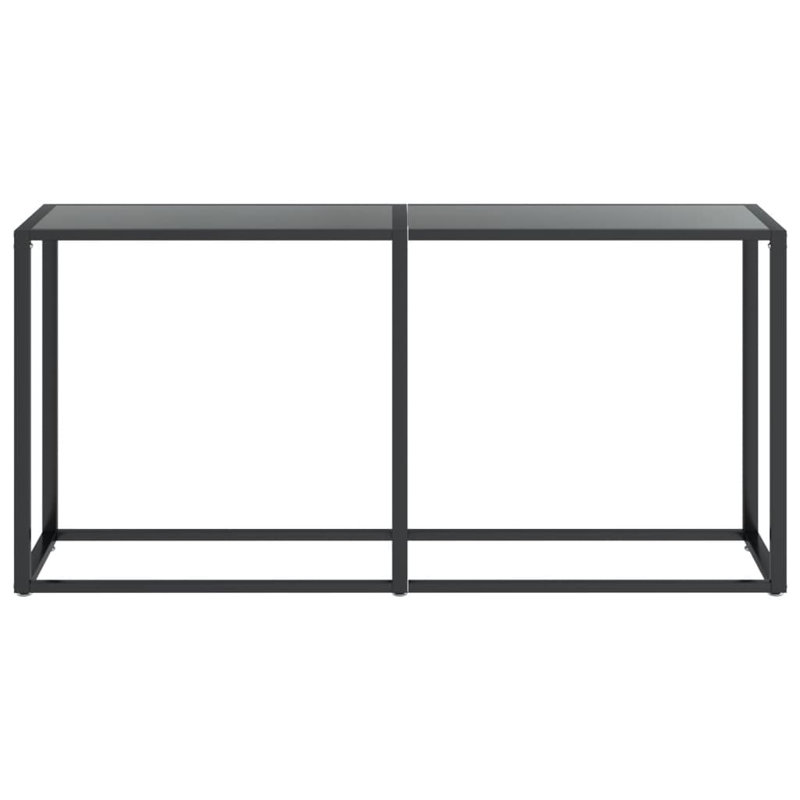 Tiffanyamber Glass Top Console Table, 29.7" H x 63" W x 13.8" D