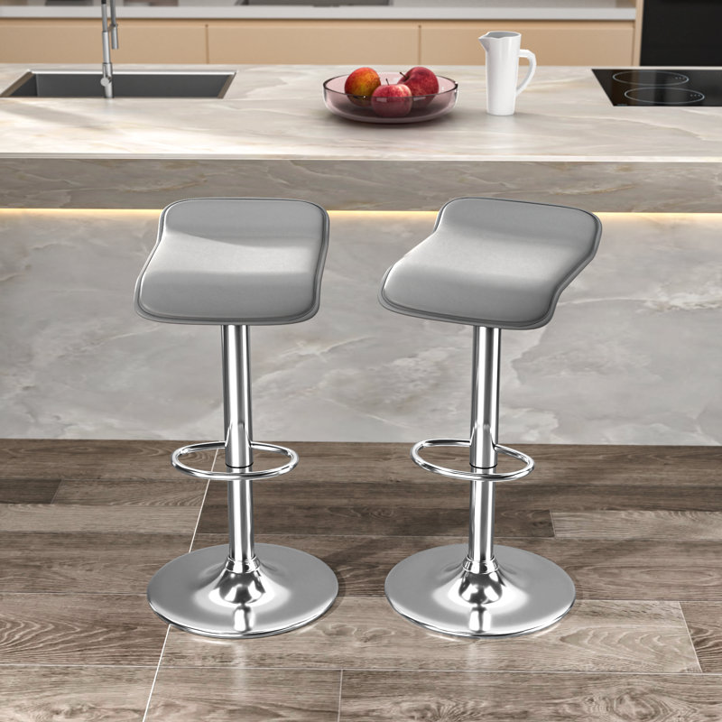Tabourets de bar Aryelle, Gris