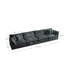 Canapé modulaire Free Combination, canapé modulaire 4 places, tissu chenille confortable-1012959146