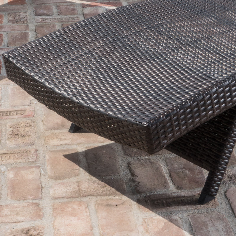 Blaise Outdoor Chaise Lounge Set, Multibrown