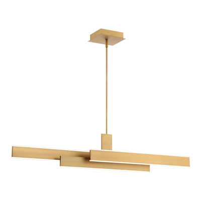 Luminaire suspendu géométrique 1 lumière DEL à 1 lumière
