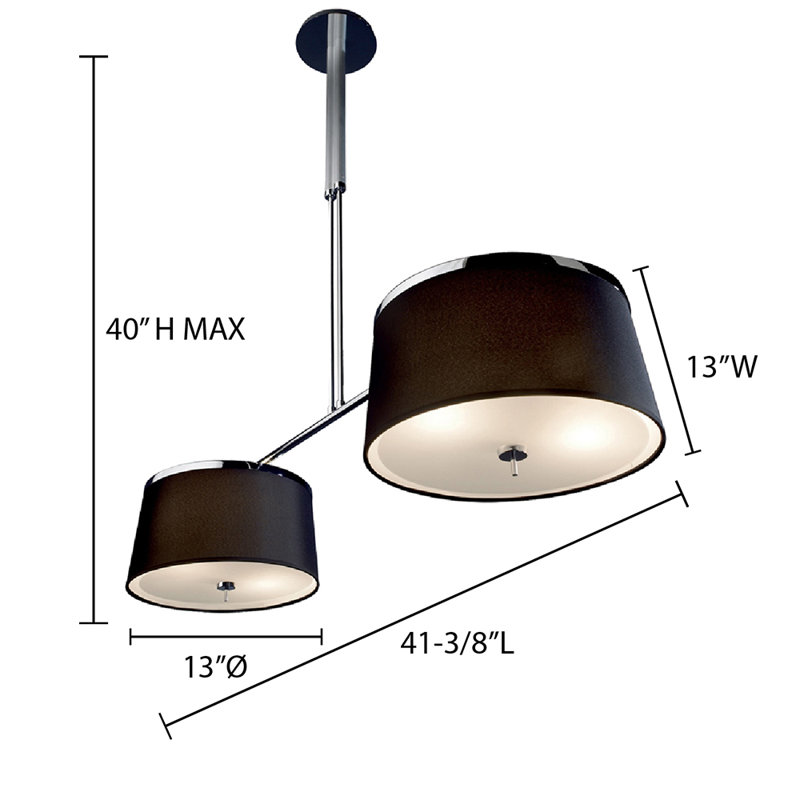 Leila 8 - Light Kitchen Island Pendant