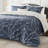 Bedsure Bed in a Bag - Reversible Flroal & Plant Pattern Printed with Comforters, Sheets, Pillowcases & Shams-110389548