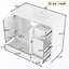 Meuble-lavabo autoportant avec lavabo, tiroirs et support latéral-591708879