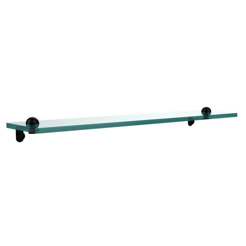 Gober Bracket Shelf, 22", Matte Black