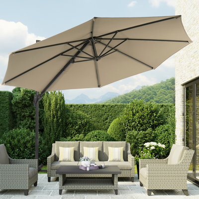 Parasol en porte-à-faux 132 po Rocelyn