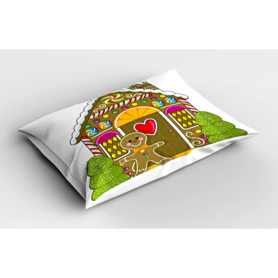 Gingerbread Polyester Sham Set