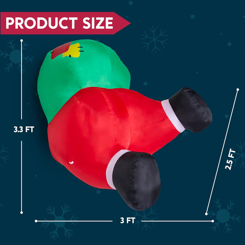 Père Noël gonflable 3,3 pi