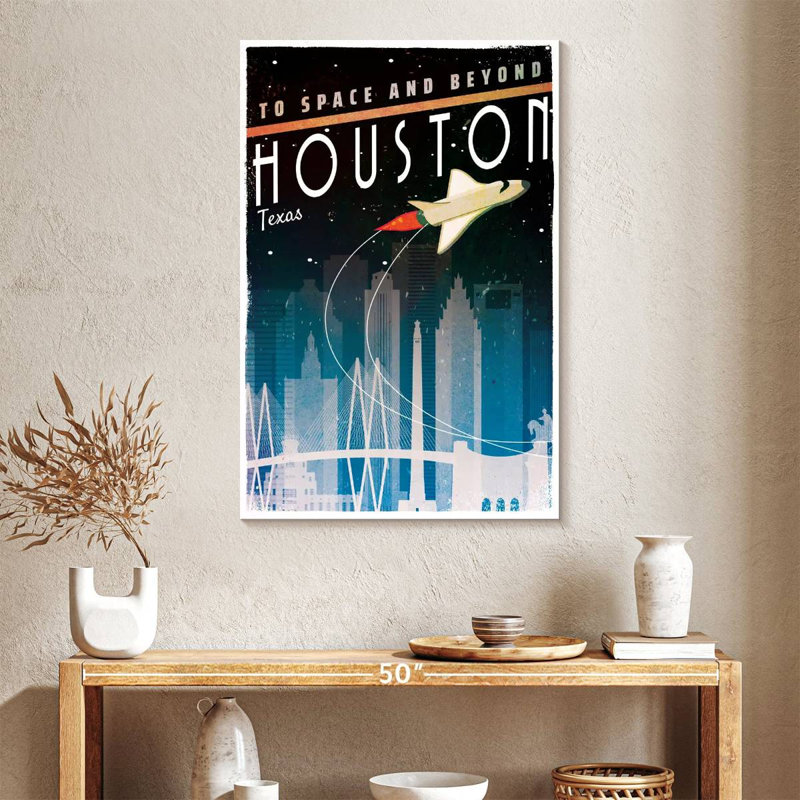 Au-delà de Houston, H 39 po x l 26 po