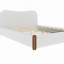 Lit plateforme tapissier avec pieds en bois-1079653069-1079653071